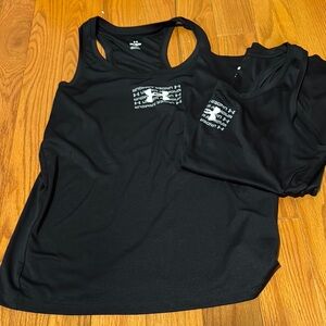 Bundle of 2 Under Armour Black Tanks M